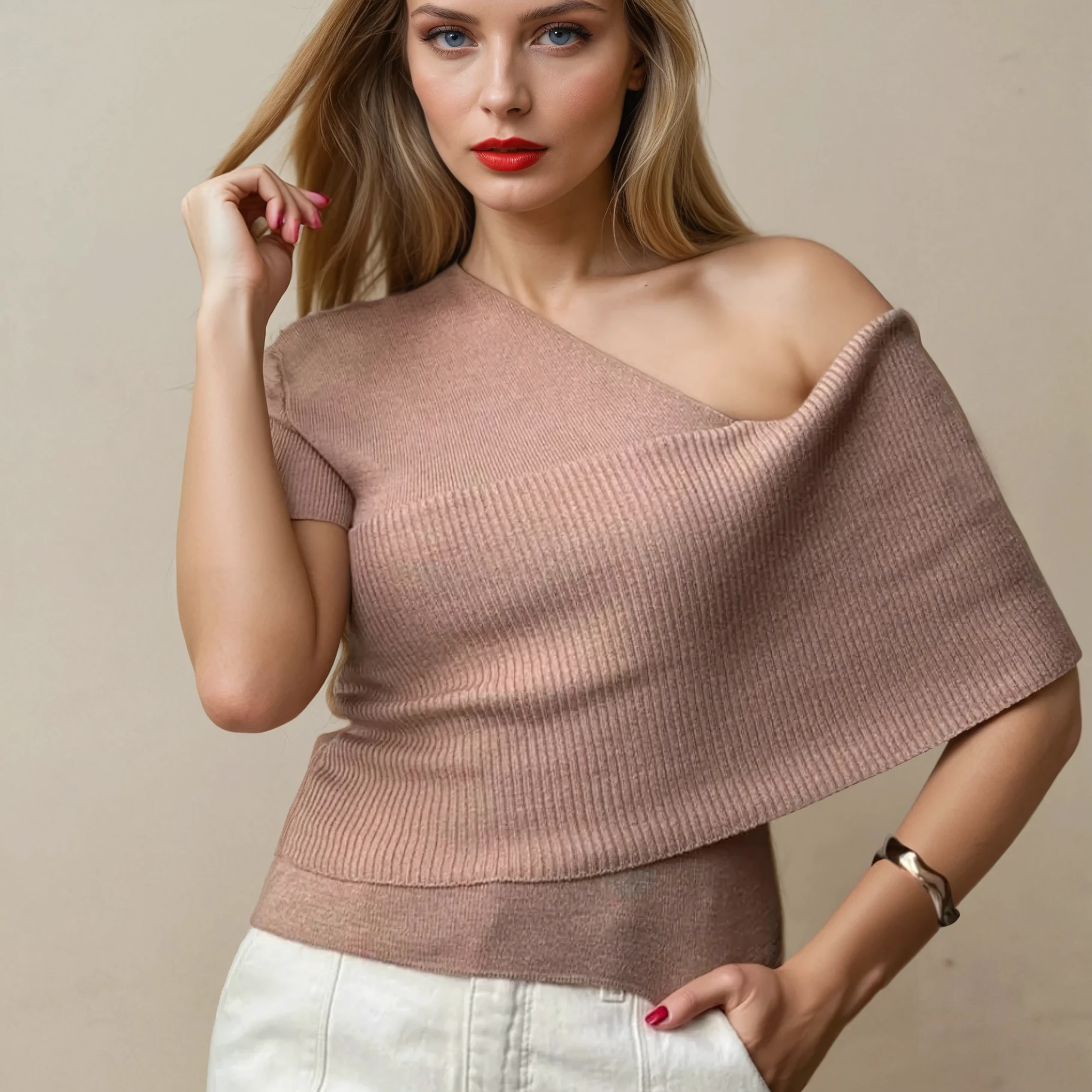 Cross-Shoulder Top