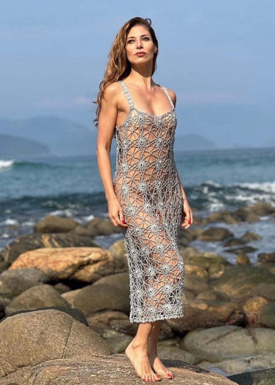 Maresias Crochet Cover-Up, Handmade