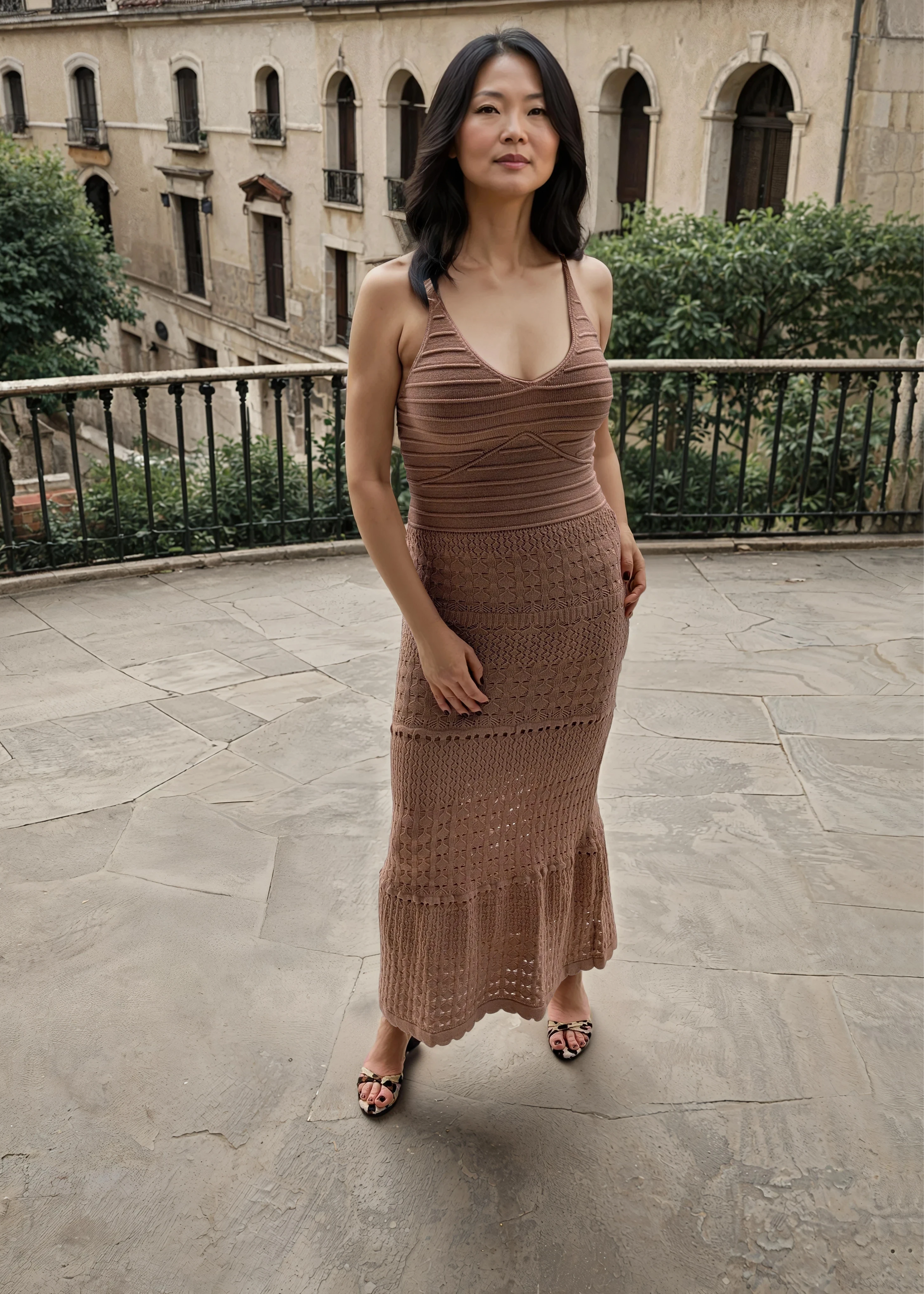 Sardinia Crochet Dress, Handcrafted