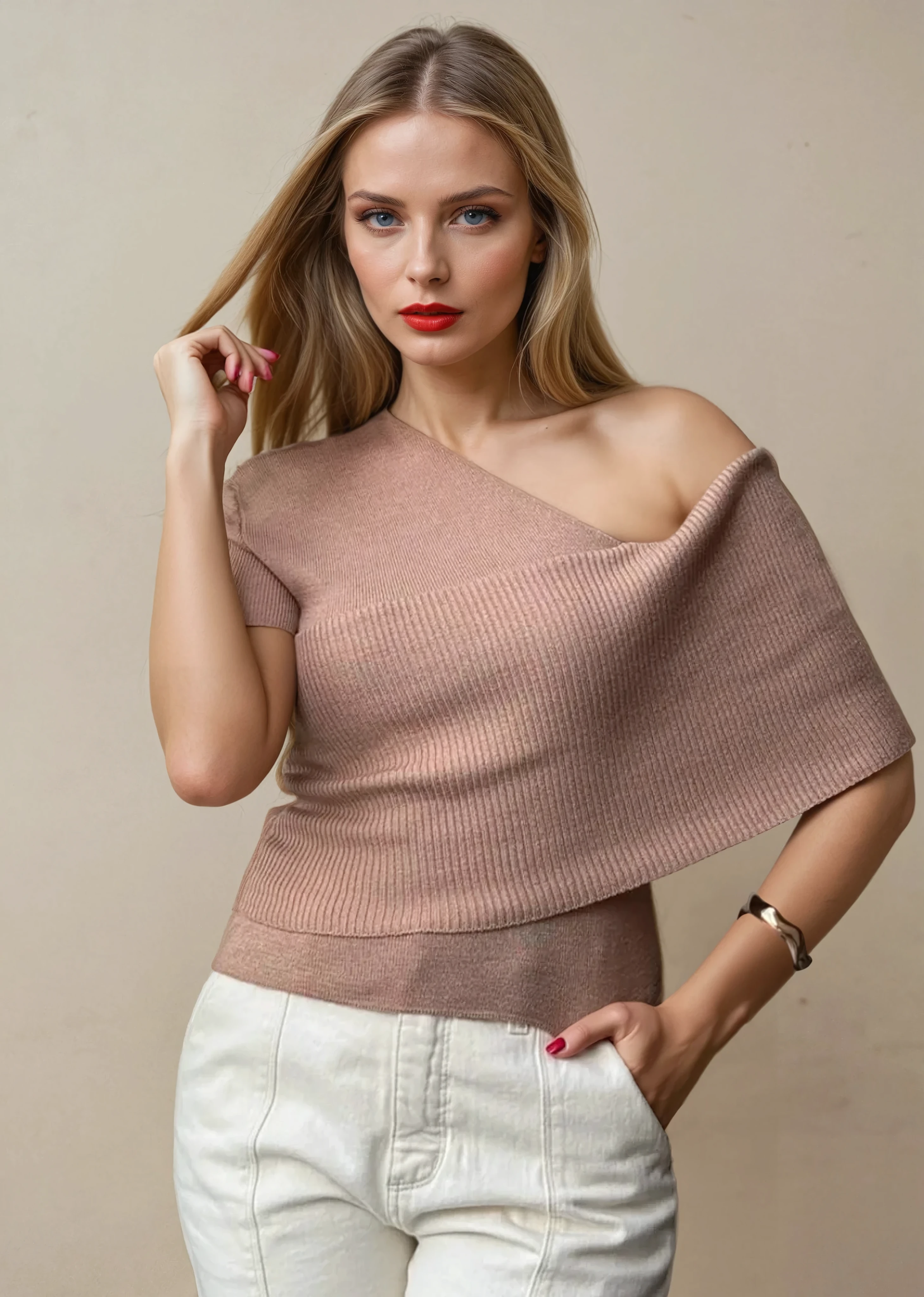 Cross-Shoulder Top