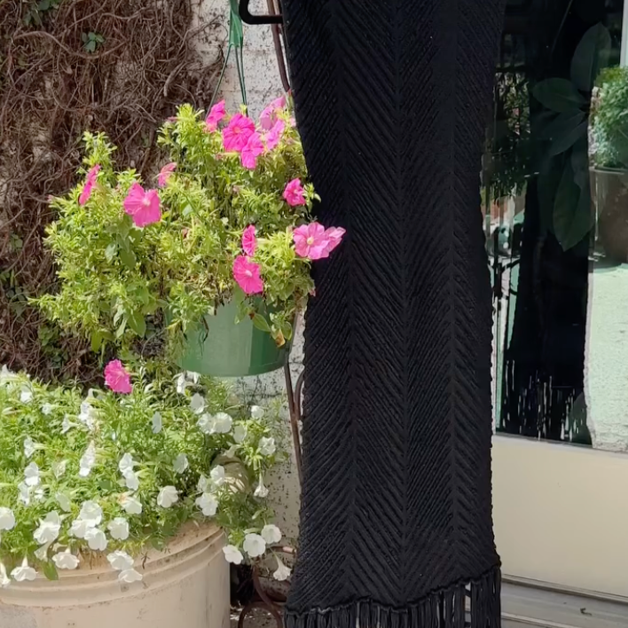 Escama Fringe Dress