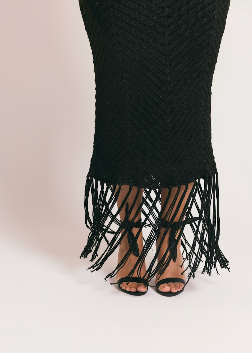Escama Fringe Dress