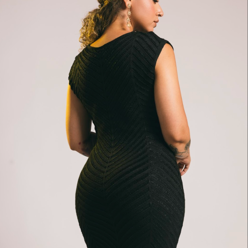 Escama Fringe Dress