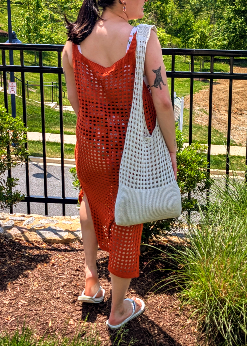 Mykonos Crochet Cover-Up, Handcrafted