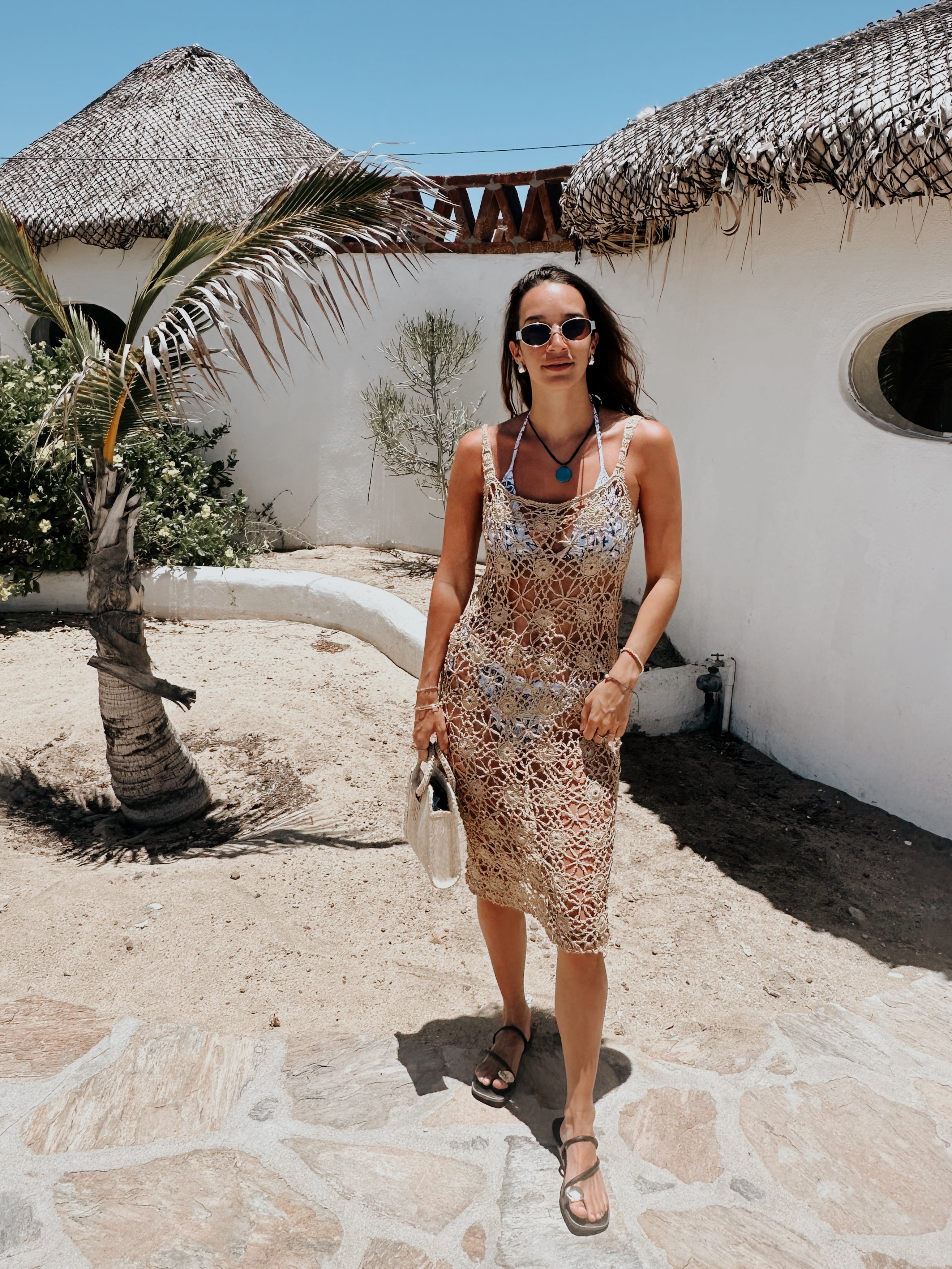 Maresias Crochet Cover-Up, Handmade