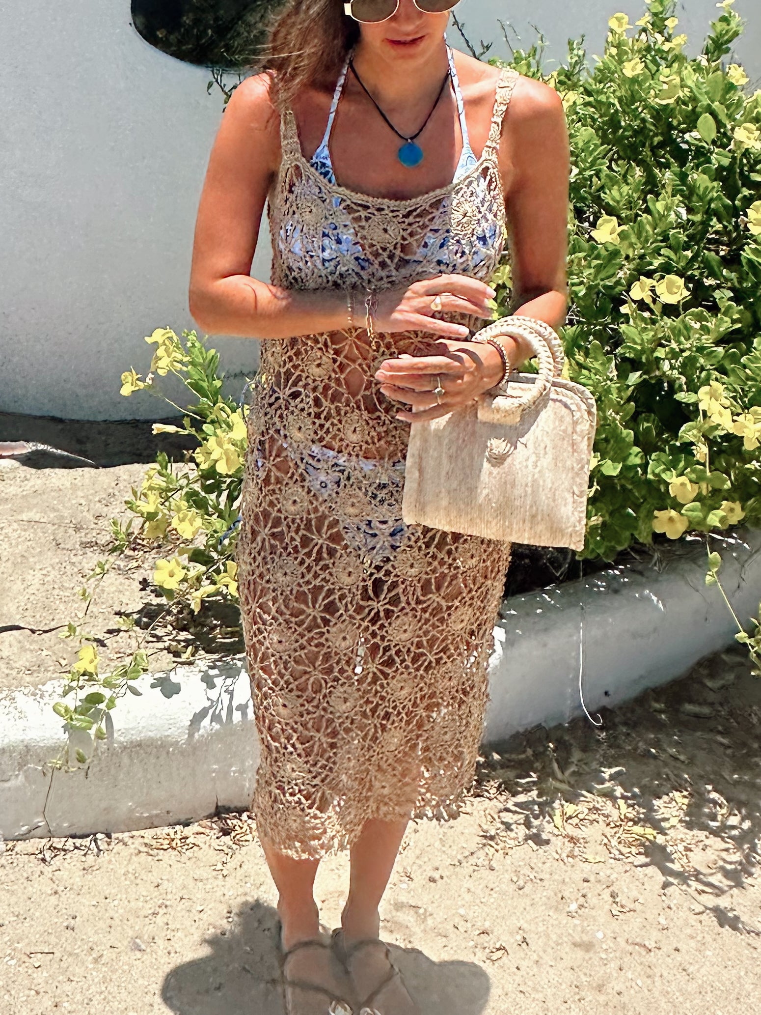 Maresias Crochet Cover-Up, Handmade