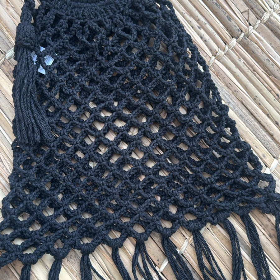Maui Beach Bag, Handmade Crochet